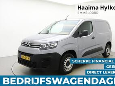 Citroen BERLINGO 1.5 BlueHDI Control | Airco | Metaallak | Cruise control | Lichtsensor | Eleketrische ramen | Passagiersstoel