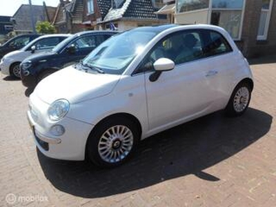 Fiat 500 1.2 Lounge MOOI!+AIRCO+PANORAMA+MISTLAMPEN