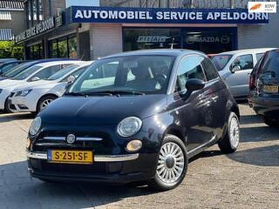 Fiat 500 1.2 Lounge*AIIRCO*GLAZEN DAK*AUX*LM.VELGEN*MF STUUR*ELLEK .PAKK