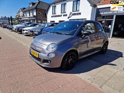 Fiat 500C 0.9 TwinAir Easy Cabrio automaat,L.M.Velgen,Halfleren bekleding