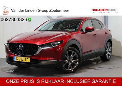 Mazda CX-30 2.0 SA-X Luxury Automaat/Leder/360cam/HUD/Parkeerhulp/