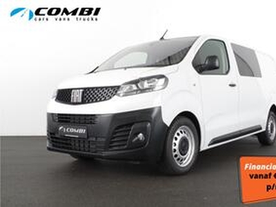 Fiat SCUDO 2.0 MultiJet L3H1 DC > Direct leverbaar! 3x Dubbel cabine/6-persoons/145pk/Veel opties