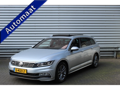 VOLKSWAGEN PASSAT Variant 1.5 TSI 150pk Highline R-Line DSG Panoramadak NL-Auto NAP Clima Cruise Leder LMV Trekhaak 1600kg