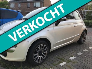 Fiat 500 C 1.2 Lounge Cabrio Automaat *parelmoer *VERKOCHT*