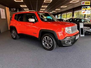 Jeep Renegade 1.4 MultiAir Limited | Auto Airco | Leder | Cruise | Panoramadak | 2de Eig. | Origineel NL Auto | Slechts 28000 KM