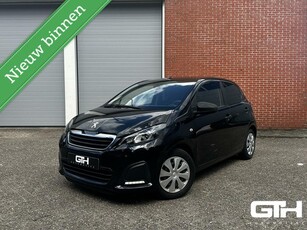 Peugeot 108 1.0 E-VTI 5DR 2015 Zwart Airco Led NAP