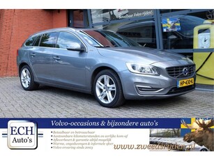 Volvo V60 VERKOCHT-- D6 Twin Engine Hybrid Summum, Leer