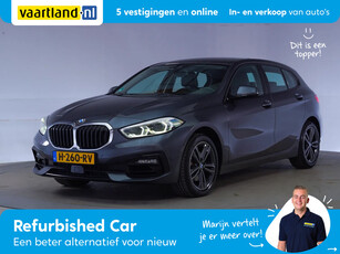 BMW 1-serie 118i Executive Sportline Aut. [ LED HiFi Stoelverw. Live-cockpit prof. Half-leder ]