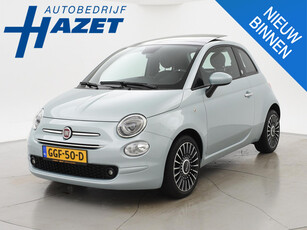 Fiat 500 C 1.0 HYBRID LOUNGE *12.256 KM! / 1e EIG. / VERDE RUGIADA* + SCHUIFDAK / APPLE CARPLAY / STOELVERW.