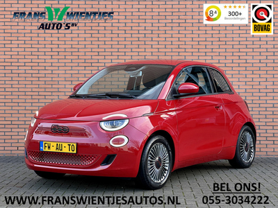 Fiat 500E RED 42 kWh | TOT 2029 BELASTING VRIJ! | SUBSIDIE PRIJS | LED | Snel Laden | Lane Assist | Stoelverwarming | Keyless Go | Navigatie | DAB