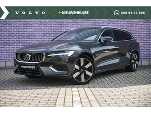 Volvo V60 2.0 T6 Recharge AWD Ultimate Bright Long Range | Panoramadak | Navigatie | Stoel-stuurwiel-achterbankverwarming | 360 camera Elektrisch bedienbare stoelen