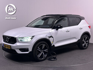 Volvo XC40 T5 Recharge R-Design Plug In Hybrid 261pk | Panodak | Trekhaak af Fabriek | Adaptive Cruise | Alcantara Sportstoelen Memory | Apple Carplay | Pilot Assist | 19 