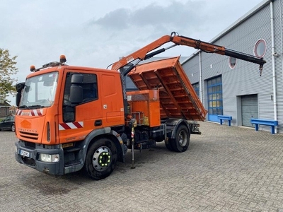 Iveco EUROCARGO 12E18 / MANUAL / TIPPER / FASSI F50A.21