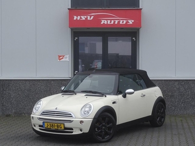 Mini Mini Cabrio 1.6 One cabriolet airco LM 2006 wit