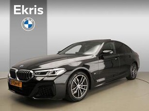 BMW 5-SERIE Sedan 520d M-Sportpakket / Laserlicht / Leder / HUD / Schuifdak / Trekhaak / Keyles go / Comfortzetels / DAB / Hifi speakers / Alu 18 inch