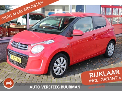 CITROEN C1 1.0 VTi Feel 5DRS Radio, Airco, Elektrische ramen voor, Centrale vergrendeling, BOVAG garantie