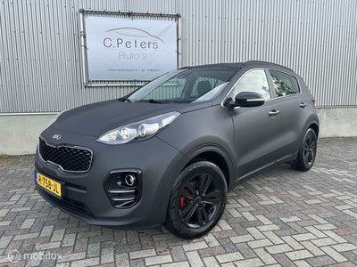 Kia Sportage 1.6 GDI DynamicLine 2017 / Mat Zwart plastidip / Camera / Navi / Cruise / Dodehoekdetectie / Clima / NAP