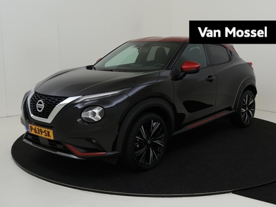 NISSAN JUKE 1.0 - 115PK DIG-T N-Design Automaat | 1ste Eigenaar | Navigatie | Climate Control | Apple Carplay/Android Auto | Cruise Control | Parkeersensoren | Camera | 19 inch Velgen | Licht & Regen Sensor | LED Lampen |