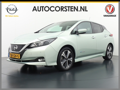 NISSAN LEAF * 10.795 na subsidie* 40 kWh 360Camera Adap.Cruise Keyless Navi Bordherk. Lane-dep. Apple/Androd Parkeerhulp Led Stoel-/Stuurverw. Pdc Usb Tel. Ecc 17''LM 2.ZERO EDITION