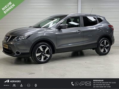 NISSAN QASHQAI 1.2 N-Connecta / Panoramadak / Dakrails / Rondomzichtcamera / Lichtmetalen velgen 18