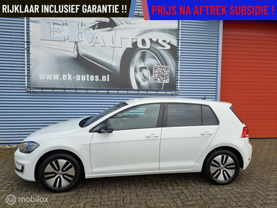 Volkswagen E-Golf 136pk, Adap.cruise, Led, Camera, DAB+, NAP