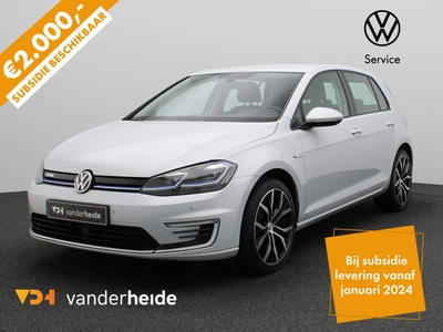 VOLKSWAGEN GOLF e-Golf Comfortline 136PK DSG Discover Pro, navigatie, park distance control, adaptive cruise, 18'' lichtmetaal