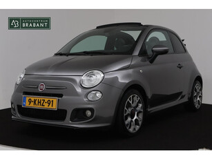 Fiat 500 0.9 TwinAir 500S Sport Semi-Automaat (OPEN DAK, AIRCO, MULTIMEDIA, LEDER, GOED ONDERHOUDEN)