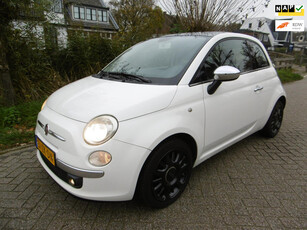 Fiat 500 1.4-16V Lounge Airco LPG-G3 Panorama 101pk Voordelig rijden