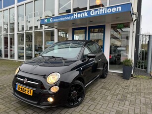 Fiat 500c 0.9 TwinAir Lounge Cabrio I Airco 1/2 Leer Sportstoelen