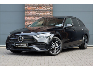 Mercedes-Benz C-Klasse Estate 300 e AMG Line Aut9 | Panoramadak | Trekhaak | Leder | Camera | Dodehoekassistent | Sfeerverlichting | Stoelverwarming | Advanced Sound System | High Perf. LED |