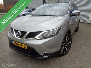 Nissan Qashqai 1.6 Turbo 163pk Tekna/Airco/LEER/Panorama dak/19''LM/1st eig/DAB/Key Less