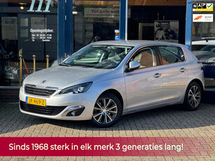 Peugeot 308 1.2 PureTech Allure AUTOMAAT 130PK! NL AUTO NAP! Navi l Leder l Elek stoelen l Trekhaak l LED! Dealer OH l TOPSTAAT!