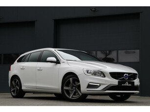 Volvo V60 2.4 D6 Twin Engine |R-DESIGN| Trekhaak Navi Stoelverw Plugin Chroom Lmv 125000KM BJ2015