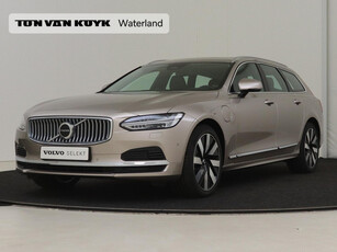 Volvo V90 2.0 T6 Recharge AWD Ultimate Bright Automaat / Panoramadak / Bower&Wilkens / 360* camera / Massage voorstoelen / Trekhaak / Head-up display