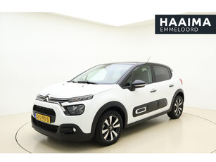 Citroen C3 1.2 PureTech Feel Edition 110 PK Automaat | Navigatie via Apple Carplay | Climate control | Parkeersensoren | Keyless start | Getint glas | Zwart dak