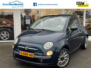 Fiat 500 0.9 TwinAir Turbo 80pk, Cult uitv.,Panodak,Leder,Clima,Lmv,Pdc,Mf stuur,