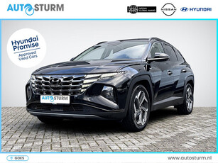 Hyundai Tucson 1.6 T-GDI MHEV Premium | Vol-Leder | Digitaal Instrumentenpaneel | Adapt. Cruise Control | Apple Carplay/Android Auto | Stoelverwarming | Dodehoek Detectie | 360° Camera | Rijklaarprijs!