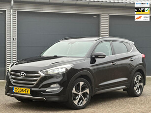 Hyundai Tucson 1.6 T-GDi Premium AUTOMAAT 4WD, panoramadak,trekhaak,leder,dealer onderhouden