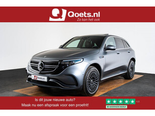 Mercedes-Benz EQC 400 4MATIC Premium Plus 80 kWh AMG Line Interieur/Exterieur - Trekhaak - Schuifdak - Memorystoelen - Burmester - 21 inch - Head Up - Rijassistentiepakket - Verkeersbordenassistent