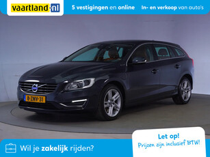 Volvo V60 2.4 D6 Plug-In Hybrid Summum [ Xenon Leder Memory Navi ]