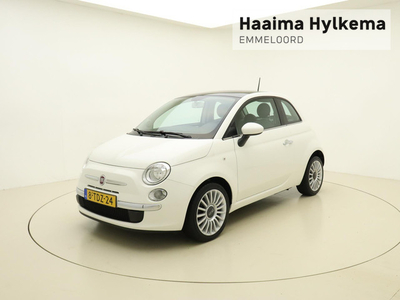 Fiat 500 0.9 TwinAir Lounge 85pk | Glazen Dak | Wit Interieur | Elek. Ramen en Spiegels | Airconditioning | Radio/CD af fabriek