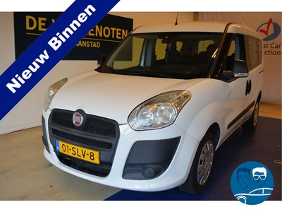 Fiat Doblò 1.4 Dynamic 7p. Trekhaak Airco centrale vergrendeling elcraam 2x zij schuifdeur audio usb/aux een leuke ruime gezins auto voor 7 personen met handige trekhaak