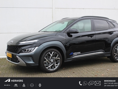 HYUNDAI KONA 1.6 GDI HEV Premium Sky / Incl. 4844,- HSD premie / Elektrisch Schuif-/Kanteldak / Navigatie + Apple Carplay/Android Auto / Climate Control / Lederen Bekleding / Krell Audio /