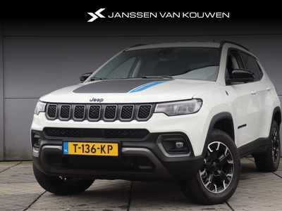 JEEP COMPASS 4xe 240 Plug-in Hybrid Electric Trailhawk / Leder / Navigatie / 360 Camera / Stoel-Stuur verwarming / Direct leverbaar