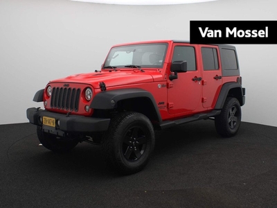 Jeep Wrangler 3.6 V6 4WD Aut. LWB Unlimited | AEV Lift Kit | Airco | Camera | DAB+ Radio | Cruise Control | Afneembare Trekhaak | Bluetooth |