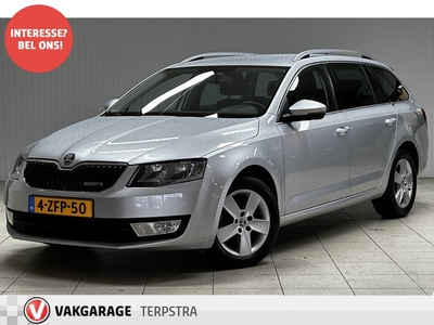 Škoda Octavia Combi 1.6 TDI Greenline Businessline/ Stoelverw./ Navi/ Clima/ Cruise/ Elek. pakket/ Isofix/ Bluetooth/ Armsteun/ Multi. LEDER. Stuur/ 16'' LMV/ Mistl./ PDC/ Extra getint glas/ Dakrails.