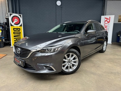 Mazda 6 Sportbreak 2.0 SkyActiv-G 165 TS+ Automaat,Trekhaak,Cruise Contr,Climate Contr,Navigatie,Stoel+Stuurverwarming,PDC V+A,DAB