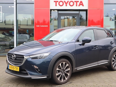 MAZDA CX-3 2.0 SkyActiv-G 121 LUXURY CAMERA KEYLESS NAVI BLIND SPOT CRUISE LM-VELGEN TREKHAAK PARK-SENSOREN