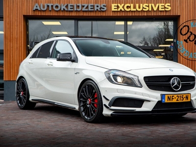 Mercedes-Benz A-klasse 45 AMG 4MATIC Edition 1 Schaalstoelen Panoramadak Leer Alcantara Cruise