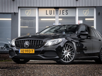 Mercedes-Benz C-klasse Estate 350e Black Leder Camera Trekhaak 19'' Stoelmemory Adaptive-cruise